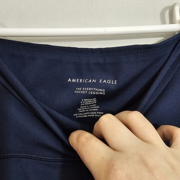 American Eagle Navy Blue The Everything Pocket Leggings - Picture 4 of 5